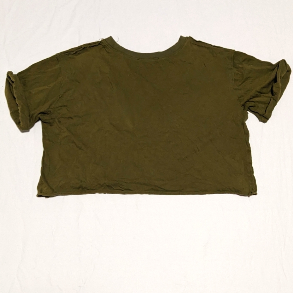 Green crop top, Forever 21, Size small